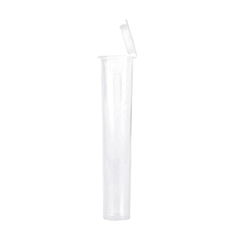 NuVape.net 72mm Child Resistant Pop Top Cartridge Tubes Clear 1mL 0.5mL (25 Pack)