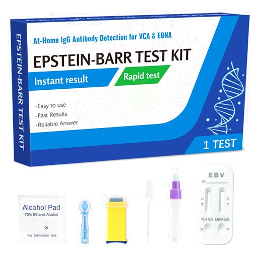 FEAVBAFT Epstein-Barr (EBV) Test Kit at-Home – No Need for a lab Visit– Detects IgG Response to VCA & EBNA (for in Vitro Diagnostic Use Only), Finger-Prick Sample.