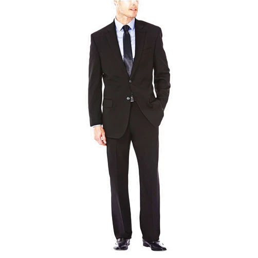 Haggar Men's Premium Stretch Solid and Pattered Classic Fit Suit Separates (Pants and Jackets)