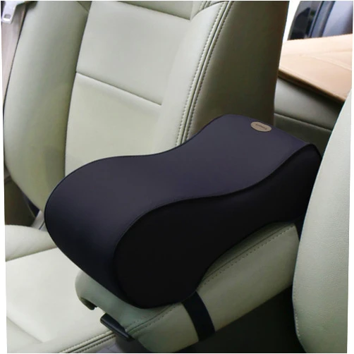 Timorn Memory Foam Cushion Armrest Cover,Car Center Console Pillow, (Black)