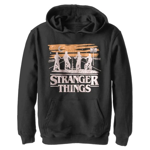 Netflix Kids' Stranger Things Jank Drawing Youth Pullover Hoodie