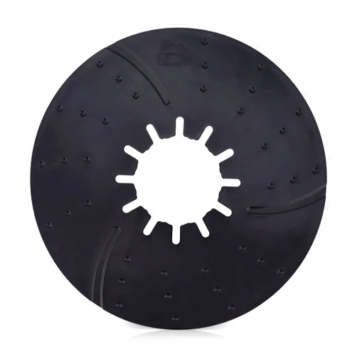 Camp'N 5th Wheel Lube Plate (Black) Press On Fifth Wheel Lube Plate 10 Inch– 5th Wheel Hitch Lube Plate - Lube Plate for Fifth Wheel Hitch - Fifth Wheel Hitch Plastic Disc - 5th Wheel Plate Disc