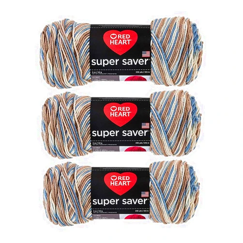 Red Heart Super Saver Yarn (3-Pack) Mirage E300-301