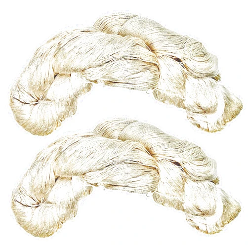 Revolution Fibers Mulberry Silk Lace Yarn, 100% Pure Off-White (Undyed) Lace Weight Skein Silk 20/2, Can Be Dyed, 100 Grams - 1000 Yards per Hank, Weaving, Crafting, Crochet, Knitting (1-Pack)