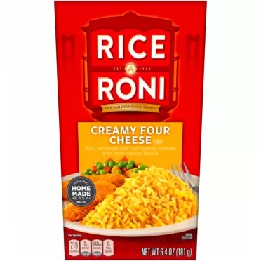 Quaker RICE-A-RONI CREAMY FOUR CHEESE-12 PACK