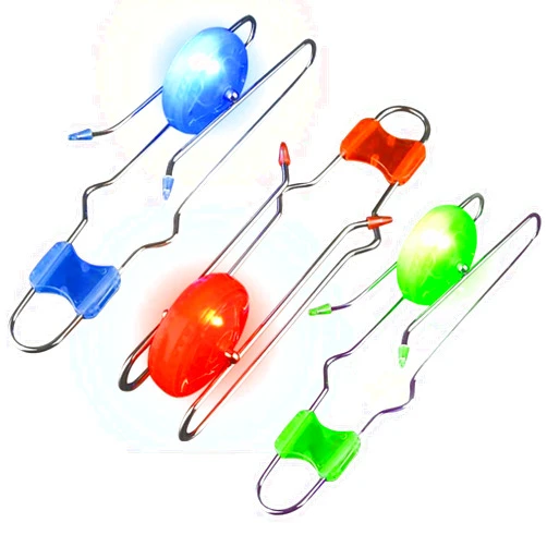 ArtCreativity Retro Light Up Gyro Wheels Set for Kids- 3, 8.5 Inch Gyroscope Rail Twisters Mesmerizing Spinning Lighting Effects, Spinning Top autism toys, sensory toys for kids, Gift for boys & Girls