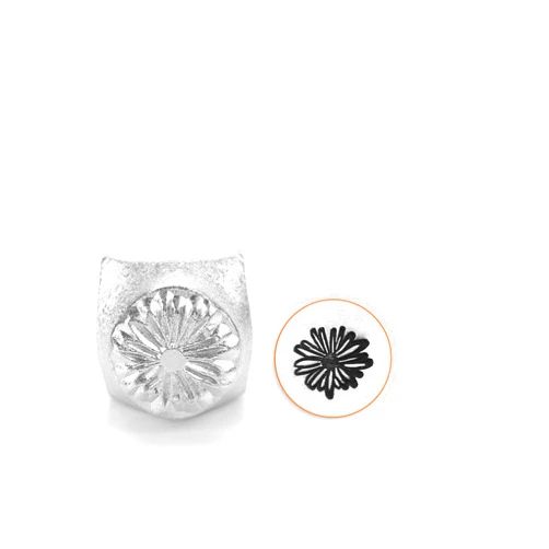 ImpressArt SCDESIGN-1514J Daisy Design Stamps, 6 mm, Aluminum