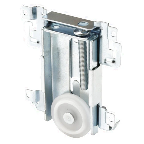 Prime-Line MP6790 1-7/16 In. Mirror Door Roller Assembly, Nylon Flat Roller, Acme (Single Pack)