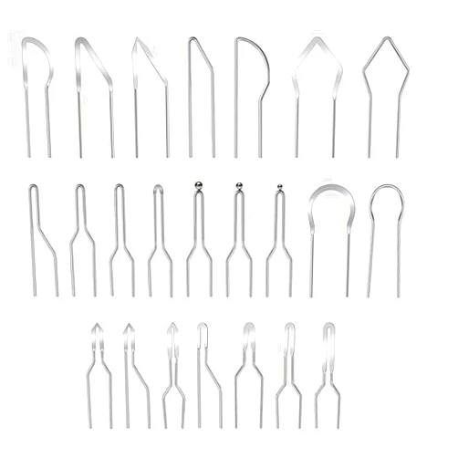 Ruitutedianzi 23 Pcs Wood Burning Tips Replacement Shape Pyrography Wire Pen Nibs for Wood Burning
