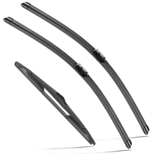 Raintok Windshield Wiper Blades Replacement for 2009-2017 Ford Fiesta Original Factory Quality Front Rear Wipers Blade Set for My Car - 26