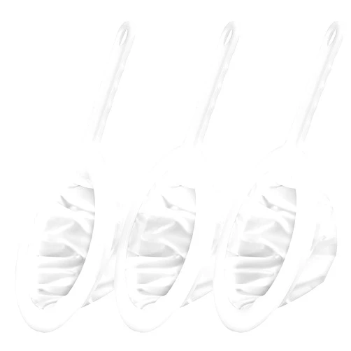 HQLESHUI 3 Piece 100 Mesh 200 Mesh 400 Mesh Kitchen Ultra-Fine Nylon Mesh Strainer I Plastic Sieve Filter Spoon for Filtering Coffee Juice Milk Honey Wine
