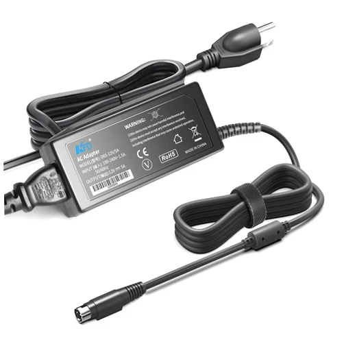 KFD 4-Pin 12V 5A AC DC Adapter Charger for Hikvision epcom EV1016TURBO TVI TurboHD DS-7204HGHI-SH DS-7208HGHI-SH DS-7216HGHI-SH DS-7208 HQHI-K1 DS-7216HQHI-K1 DS-7200HQHI-K2 DVR Power Supply Cord