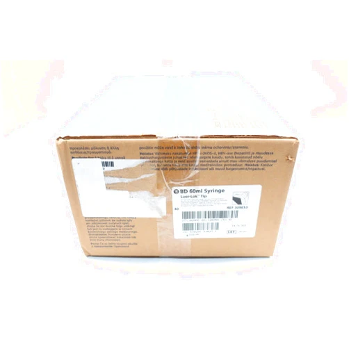 BD Box of 40 New BD 309653 LUER-LOK TIP 60ML Syringe D613913