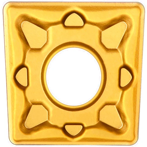 Sandvik Coromant T-Max P Carbide Turning Insert, SNMG, Square, MR Chipbreaker, GC2015 Grade, Multi-Layer Coating, SNMG 433-MR, 1/2