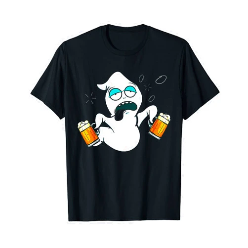 Beer Funny Drinking Halloween Skeleton Hands Beer Funny Drinking Halloween Women's T-Shirt