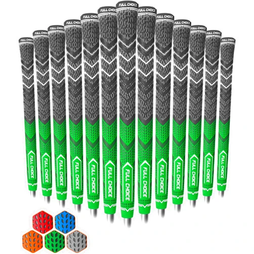 Full Choice Cross Corded Golf Grips 13 Pack, Low Taper Design, Choose from 13 Grips or 13 Grips with All Kits, 3 Sizes 5 Colors Options, Multi-compound Hybrid Golf Club Grips, CG01 Series