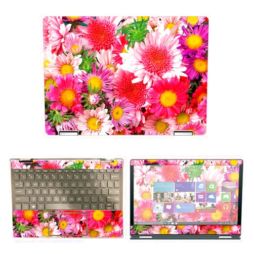 Decalrus - Protective Decal Floral Skin Sticker for HP Pavilion X360 11M-AP0013DX (11.6