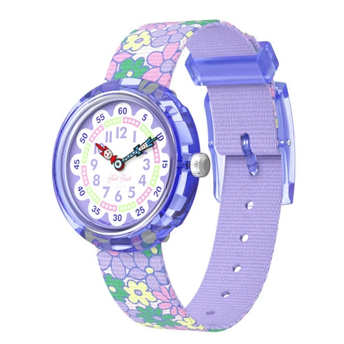 Flik Flak Unisex Kid Watch Biosourced Quartz Waterproof Starry Glow