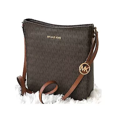 Michael Kors Jet Set Travel Large Messenger Bag Brown