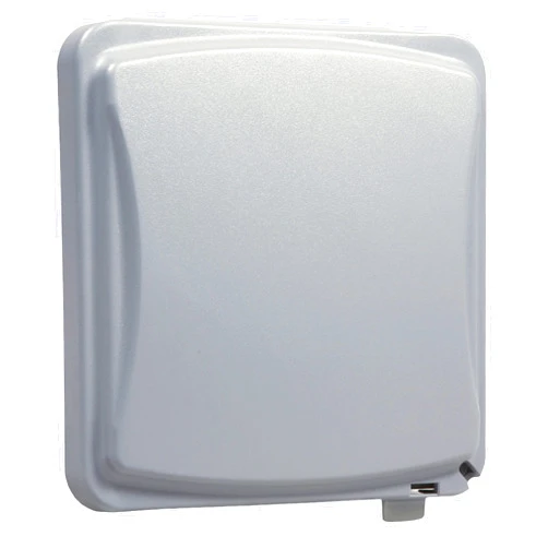 TayMac MM1410G Flat Weatherproof Plastic Cover 55 Configurations Vertical/Horizontal Two Gang, Flat Grey