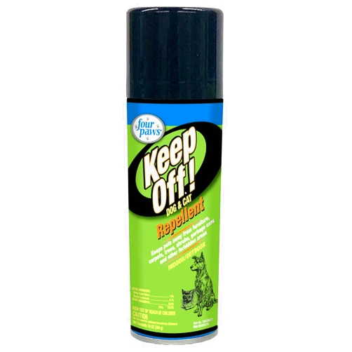 Four Paws Keep Off Pet Repellent Spray for Outdoors & Indoors, Dog & Cat Chew & Scratch Deterrent, 10 oz.