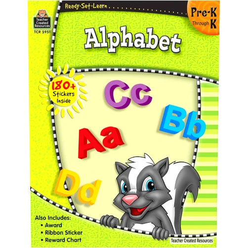 Teacher Created Resources Ready-Set-Learn: Alphabet Prek-K