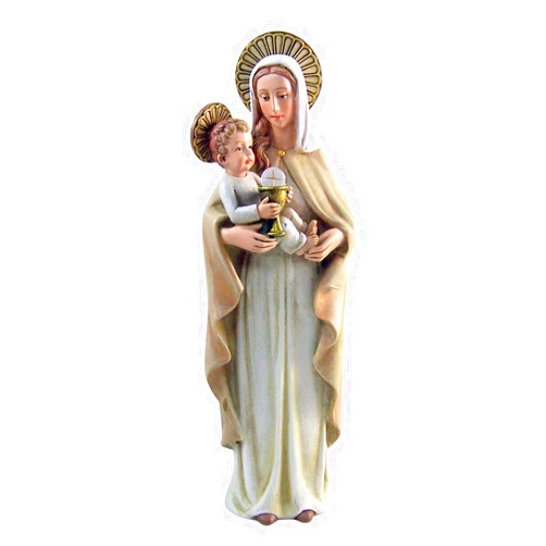 Hummel Resin Our Lady of The Blessed Sacrament Figurine Inspired by Sister M.I. Hummel, 8 Inch