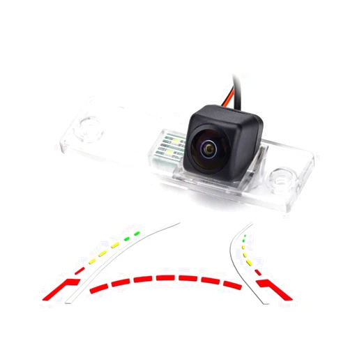 VIicevrn Vlicevrn HD Fisheye Vehicle Car Rear View Camera Dynamic Trajectory Tracks Line Night Vision Backup Parking Camera for Toyota 4Runner N210 MK4 / Hilux Surf N210 / SW4 N210 MK4 / Fortuner / Innova