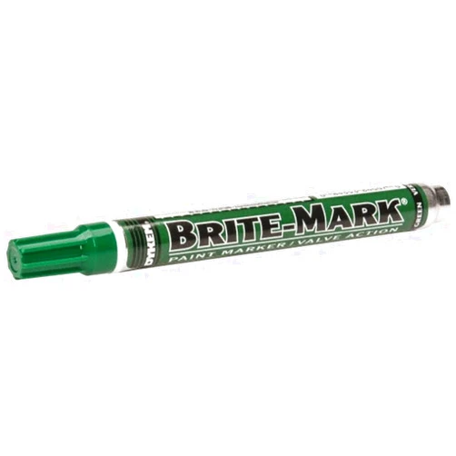 DYKEM 8030-8407 Brite-Mark Marker, Regular Line, Green