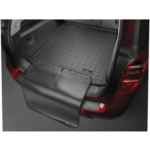 Weathertech Cargo Trunk Liner with Bumper Protector for Chrysler Pacifica Hybrid, Voyager, Voyager - Behind 3rd Row w/Bumper Protector (42950SK), Grey