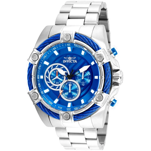 Invicta Men's Bolt Quartz Watch with Stainless Steel Band, 16 (Model: 25513)