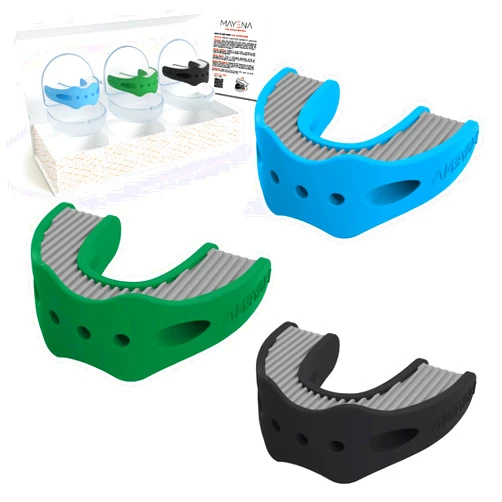 Mayena Sports Mayena Full Face Activator | Jaw Exerciser for Men & Women | Activates & Rejuvenates All Facial Muscles | Updated Size 3 Resistance Levels Silicone Jawline Exerciser | Defines, Slims & Tones The Face