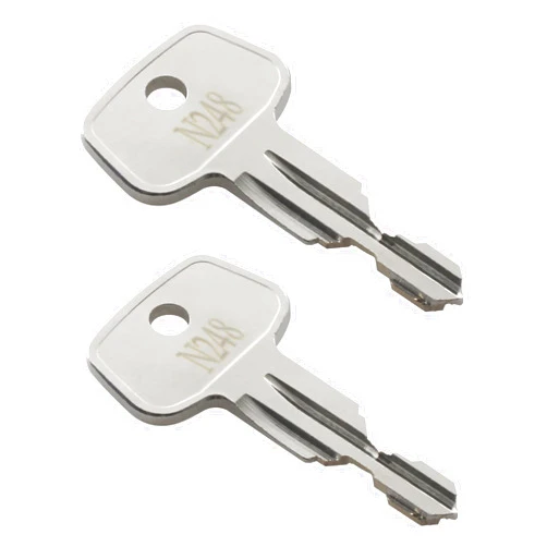 Seork N248 Key Replacement (2 Pcs) for Thule Ski,Cargo Box,Roof,Crossbars and Carrier Racks Code N248