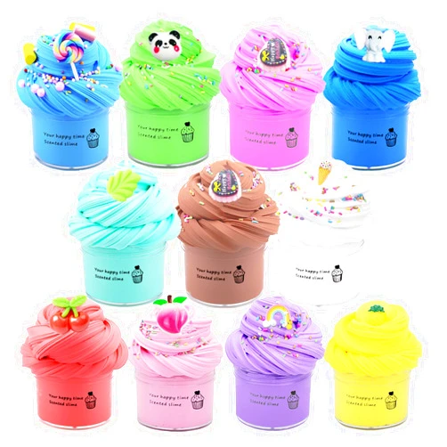 Howlaiwoo 11 Pack Butter Slime Kit,Super Soft & Non-Sticky, Birthday Gifts for Girls and Boys,Super Soft Sludge Toy