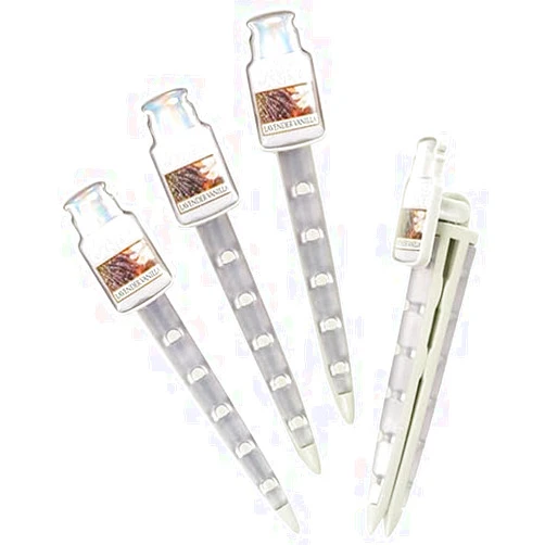 Generic YK YANKEE CNDLES LAVENDER VANILLA Car Vent Stick, 4 Sticks, 1 Count (Pack of 1)