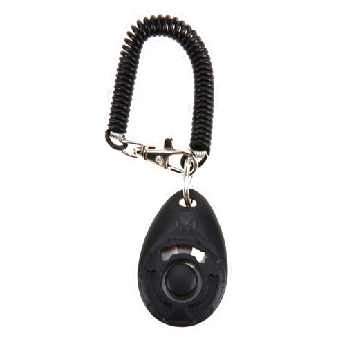 Jyibinee Clicker Easy to Use with Button Durable Dog Training Accessories Black