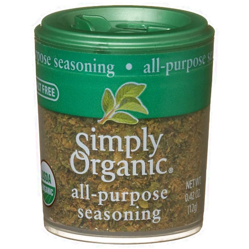 Simply Organic All-Purpose Seasoning, Certified Organic | 0.42 oz | Pack of 6