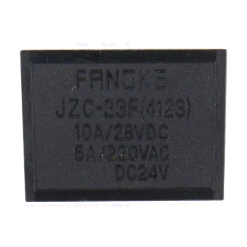 Baomain Mini PCB Power Relay JZC-23F(4123) DC 24V SPST 10A/28VDC 5A/220VAC 5 Pin Pack of 5