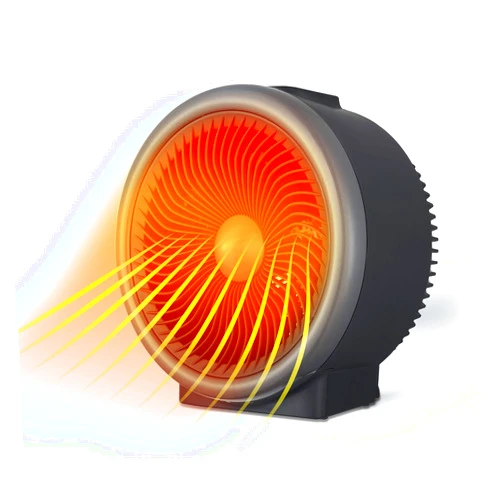 BLACK+DECKER Turbo Heater and Fan Combo, Digital Personal Heater with 4 Settings, 1500W Portable Heater for Office and Home, Space Heater with Low Noise Output with Thermostat Control, BHDT118
