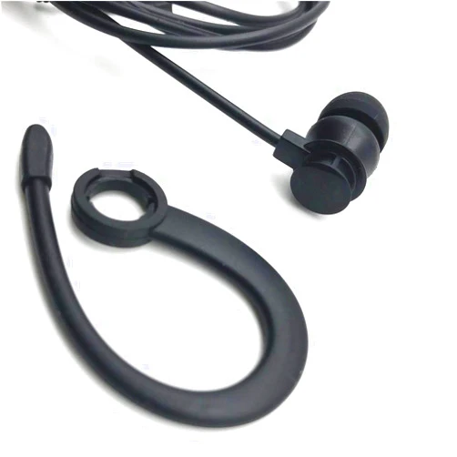 LINHUIPAD Single Side Earphone in-Ear Stereo to Mono Earbuds,3.5mm Plug Ear Hook Earpiece,Compatible Android Smartphones MP3 Players