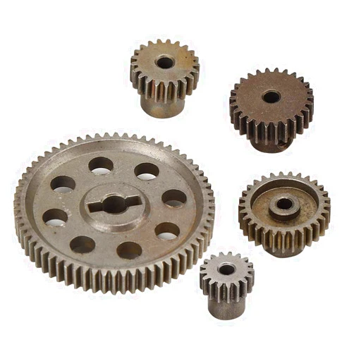 Tiiyee RC Main Gear, Metal Gears 64T 17T 21T 26T 29T 1:10 Scale Remote Control Crawler Differential Main Metal Motor Reducer Spur Gear Replacement Part for Project Compatible with HSP RC 1:10 Car Accessories