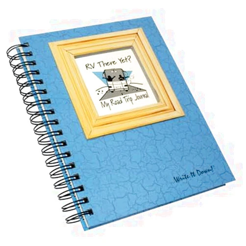 Write it Down series by Journals Unlimited, Guided Journal, RV There Yet?, My Road Trip Journal, Full-size 7.5
