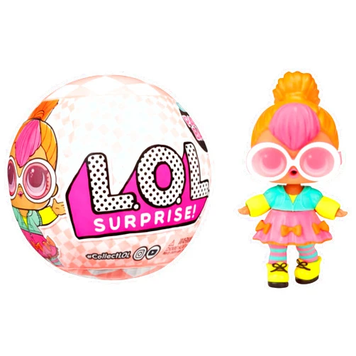 L.O.L. Surprise! 707 Neon QT Doll with 7 Surprises in Paper Ball- Collectible Doll w/Water Surprise & Fashion Accessories, Holiday Toy, Great Gift for Kids Ages 4 5 6+ Years Old & Collectors