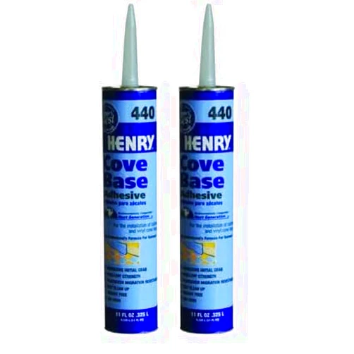 HENRY, WW Company 12105 11OZ #440 Cove Adhesive, Pack of 2, Beige