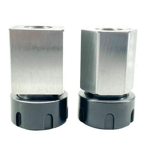 ALTBET ER25 Square Hex Collet Chucks Block Workholding Holder for CNC Lathe Engraving Cutting Machine (ER-25 Square+Hex)