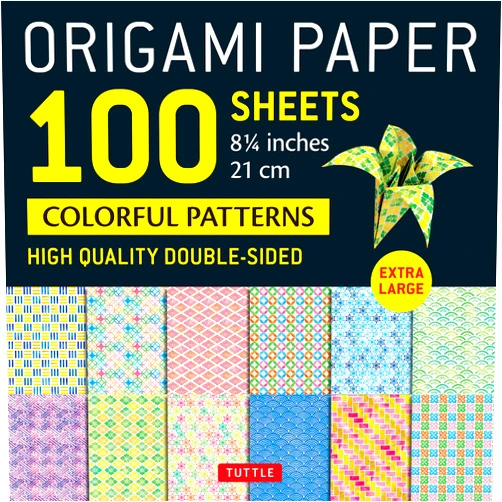 By Tuttle Studio (Editor) Origami Paper 100 sheets Colorful Patterns 8 1/4