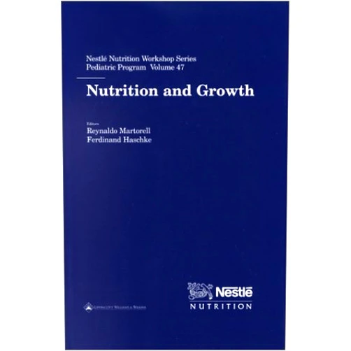 By Reynaldo Martorell (Editor), Ferdinand Haschke (Editor) Nutrition and Growth: Nestle Nutrition Workshop Series Pediatric Program Volume 47