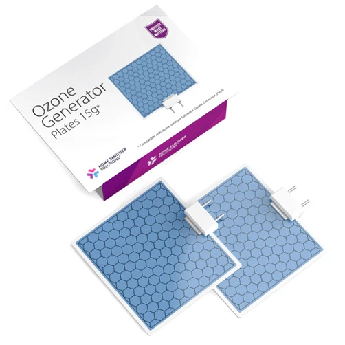 HOME SANITIZER SOLUTIONS 2 Pack Ceramic Ozone Plate Replacement for Industrial Ozone Generator 25,000mg/h - Increased Usage Hours