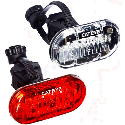 CATEYE Omni 3 Front and Rear Safety Light Combo Kit