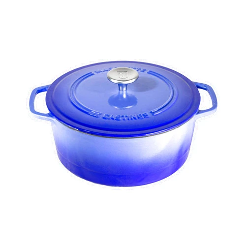 Marquette Castings 6 qt. Enameled Cast Iron Dutch Oven (Superior Blue)